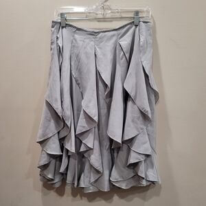 Lucky & Coco Gray Layered Skirt - M